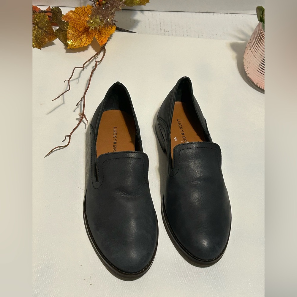 Lucky Brand Dark Gray Women Slip-On Loafers